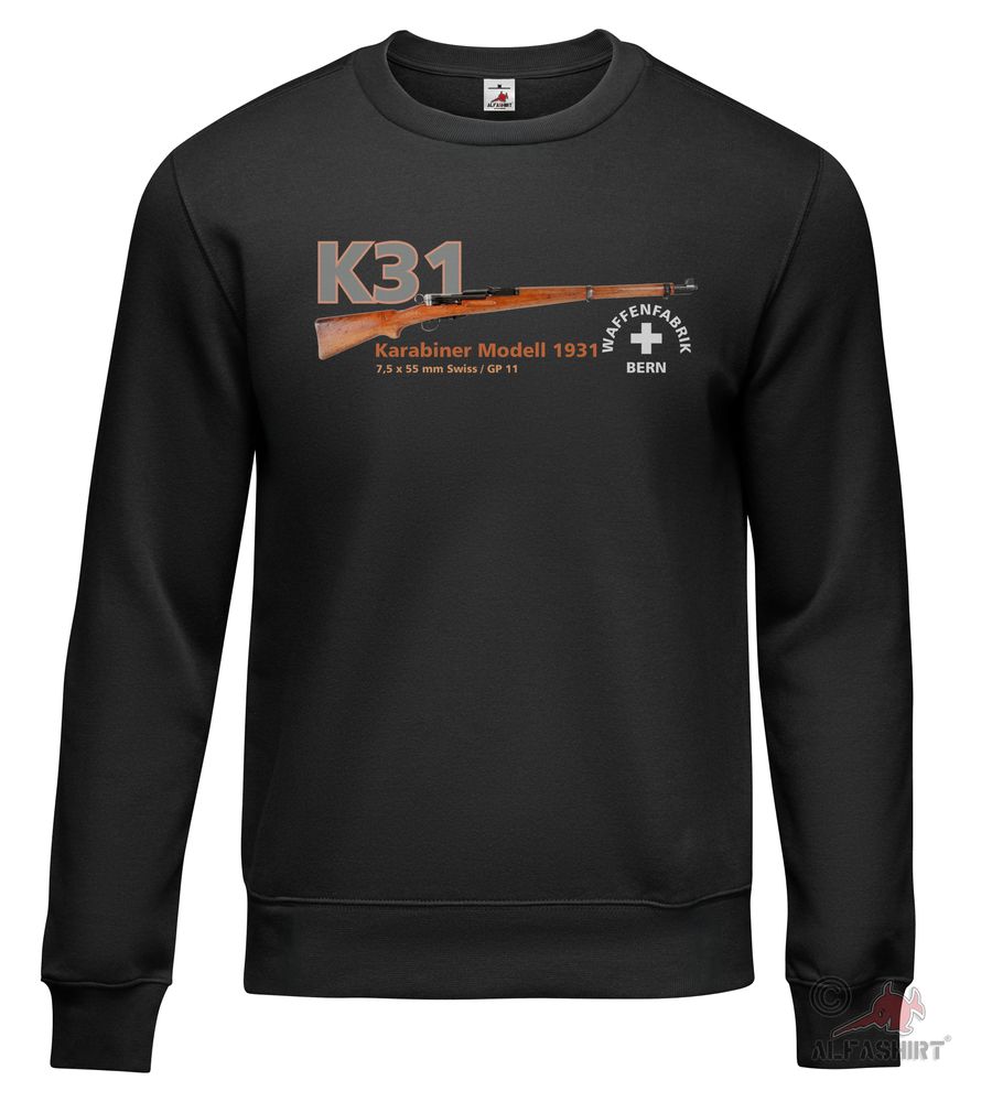 Pullover K31 Carbine Model 1931 Waffenfabrik Bern Switzerland W+F Waffen #45646
