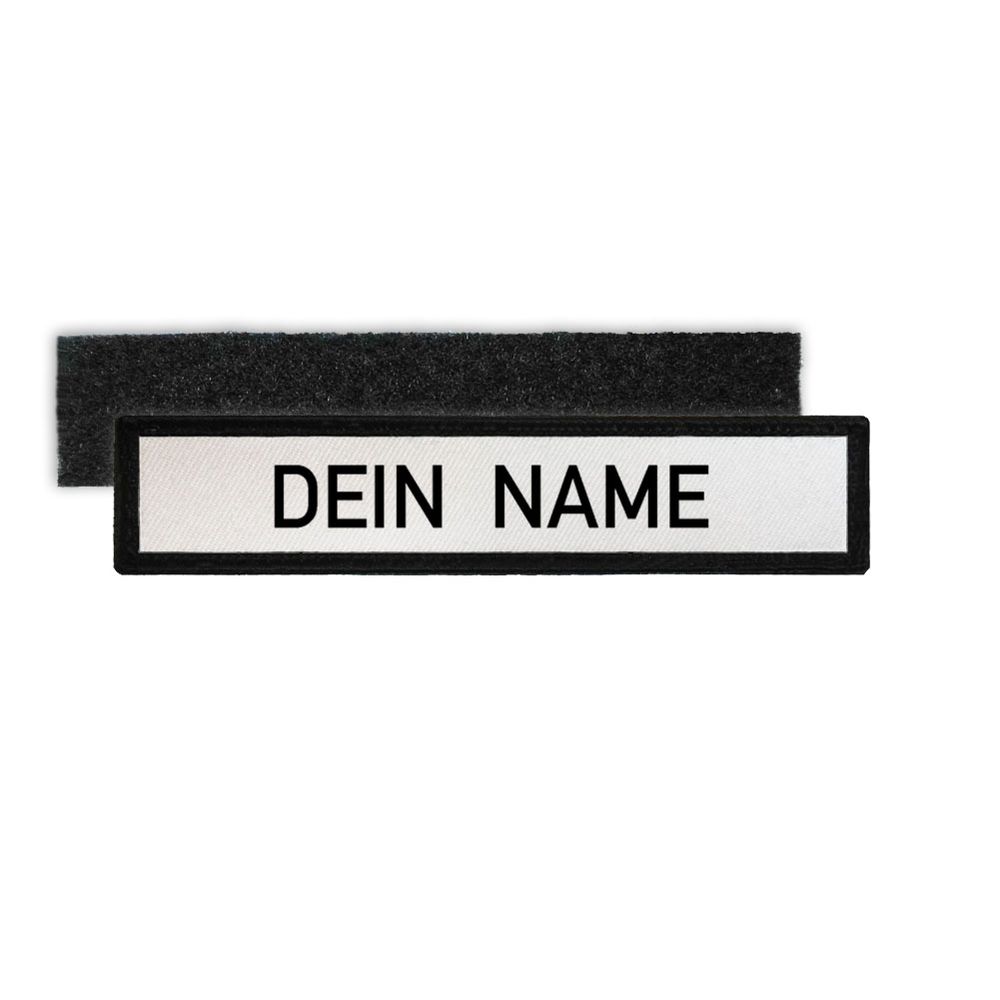 Name Tag Patch White Name Care Service Individually Personalized Doctor #24129