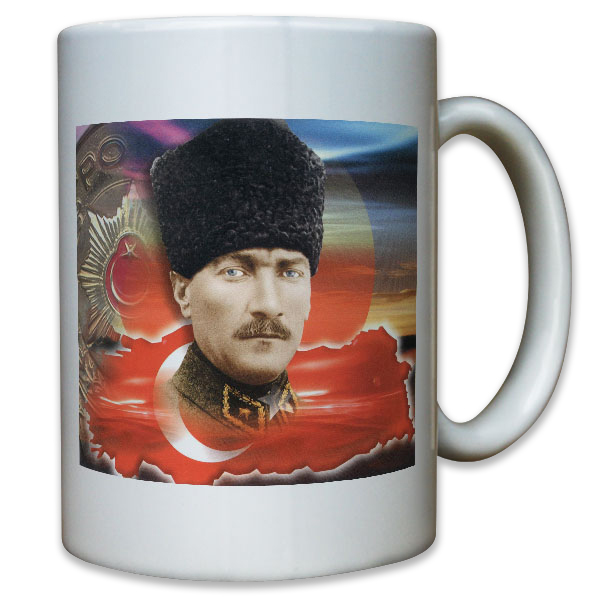 Mustafa Kemal Atatürk Türkei Staatsmann Türkiye Portrait - Tasse Kaffee #11380 t