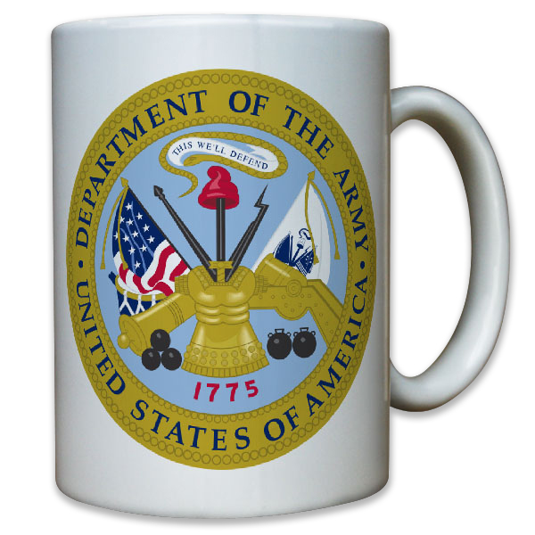Department of the Army USA United States of America Wappen - Tasse #11597