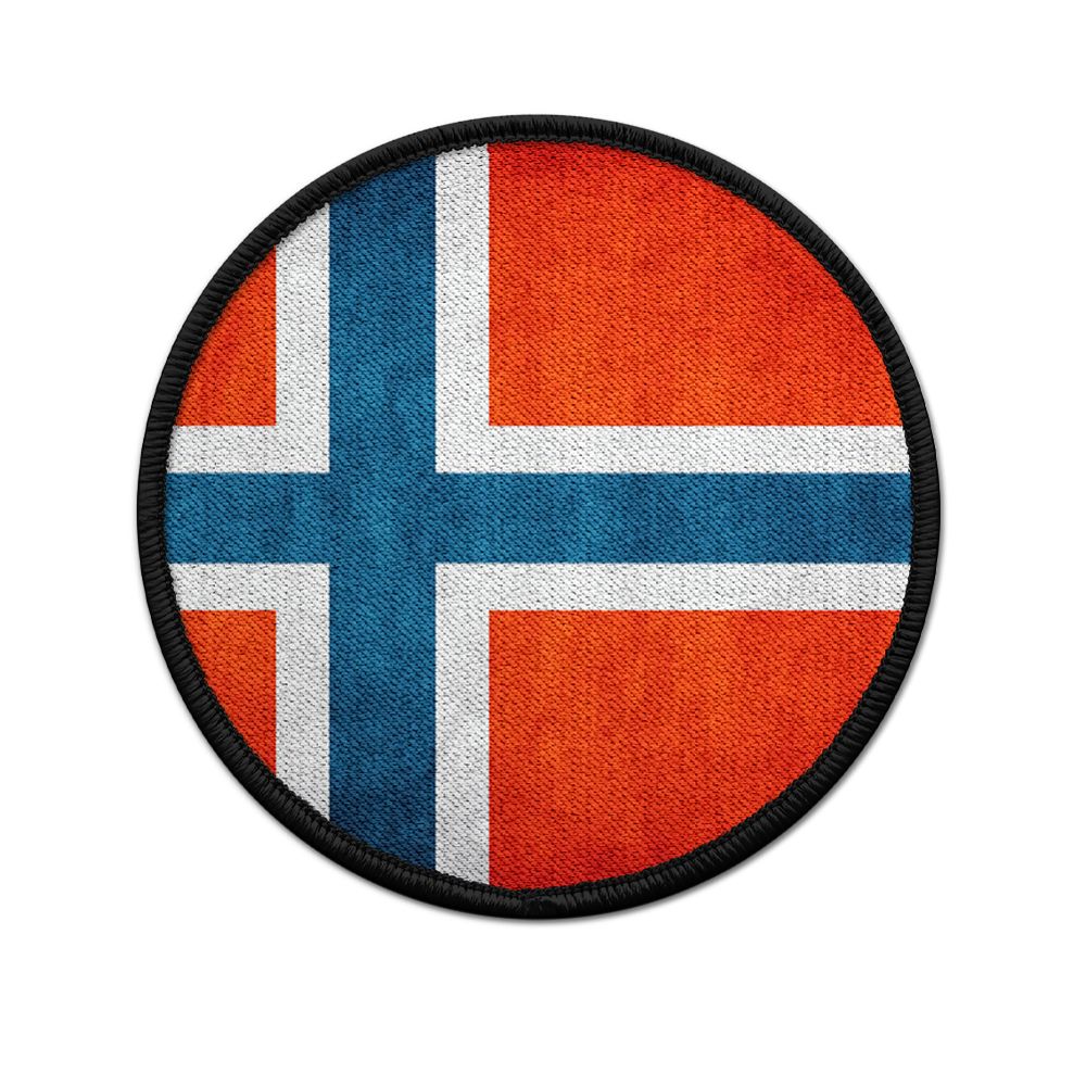 Patch Norwegen Norway Kongeriket Noreg Königreich Oslo Nordeuropa Aufnäher 20641