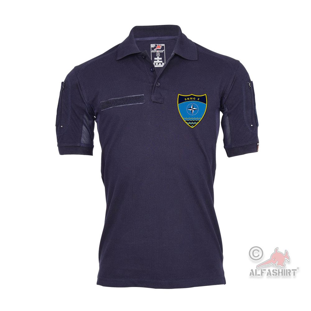 Tactical SNMG 2 Standing NATO Maritime Group Marine Bundeswehr Crew Shirt#41150