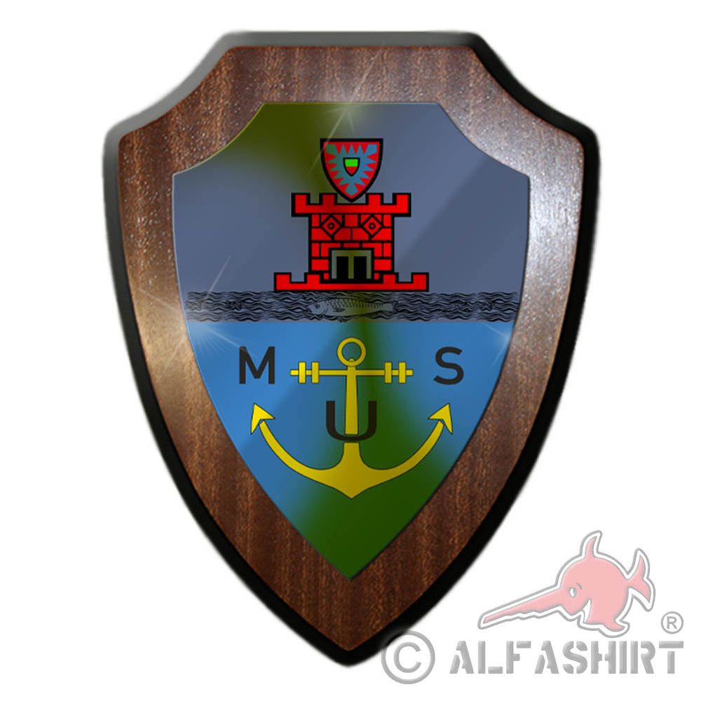 Wappenschild Marineunteroffizierschule Plön MUS Marine Wappen Marine #36547