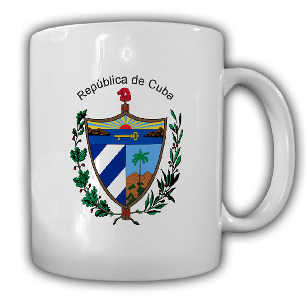 Republik Kuba Wappen Emblem República de Cuba Inselstaat Karibik - Tasse #13669