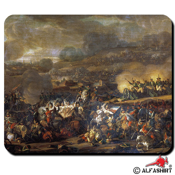Völkerschlacht bei Leipzig Gemälde Jahr 1815 Frankreich Preußen Mausepad #16175