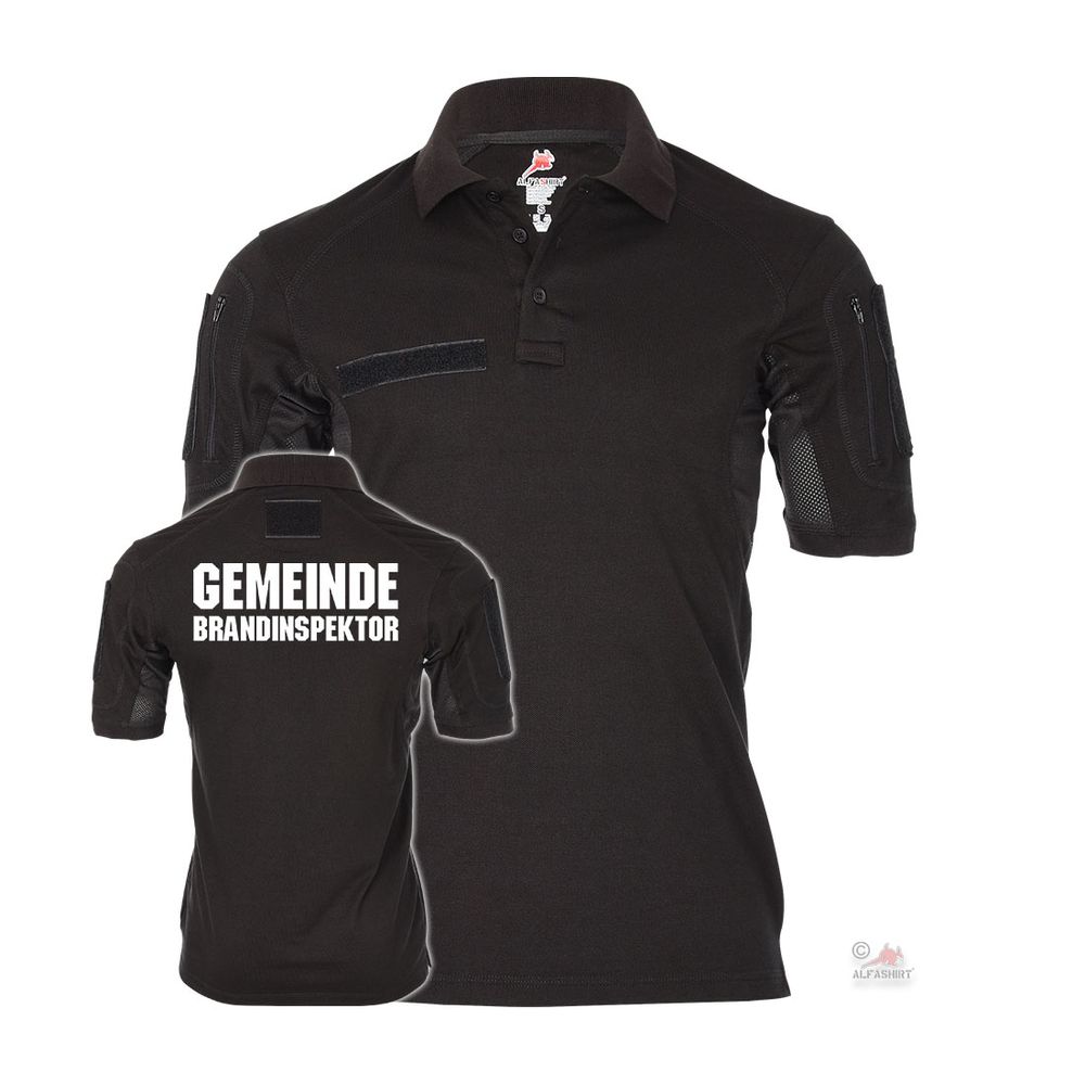 Tactical Poloshirt Gemeinde Brandinspektor Dienstgrad Feuerwehr Einsatz #32060