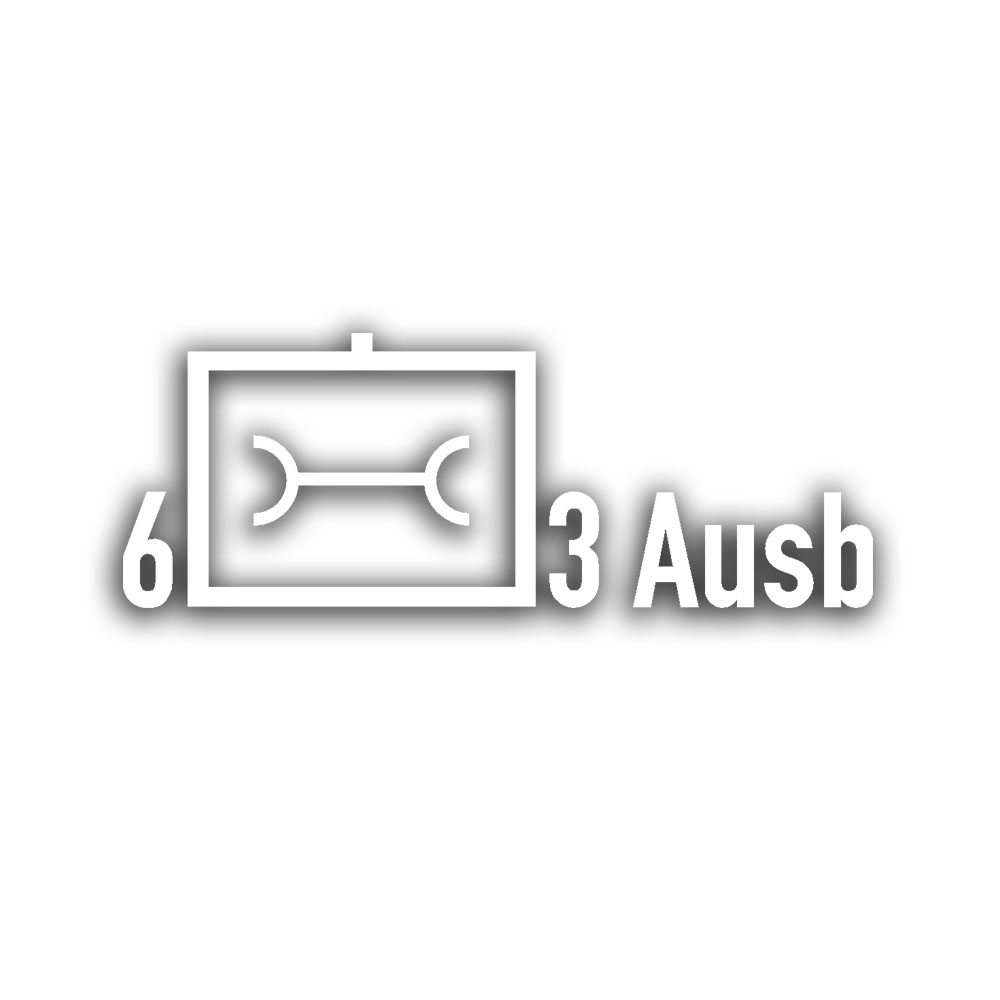 6 InstBtl 3 Ausb Instandsetzung Bataillon Kompanie Aufkleber 39x14cm #A5777