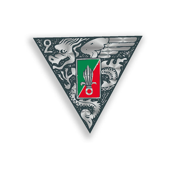 Sticker 2e Régiment étranger de parachutistes 2e REP Falli 8x7cm A3371
