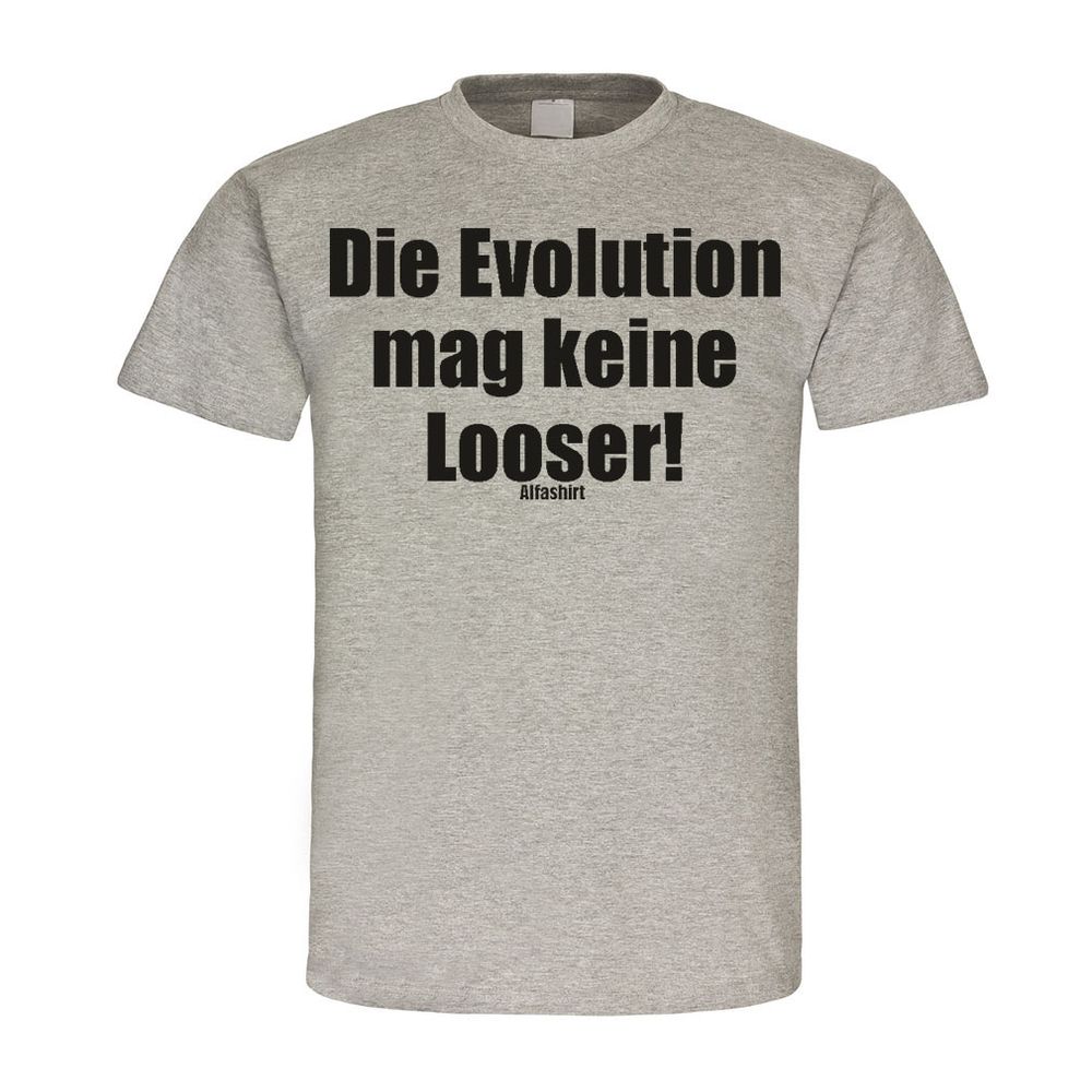 Die Evolution mag keine Looser Entwickeln Evolutionstheorie Dna T-Shirt #23418