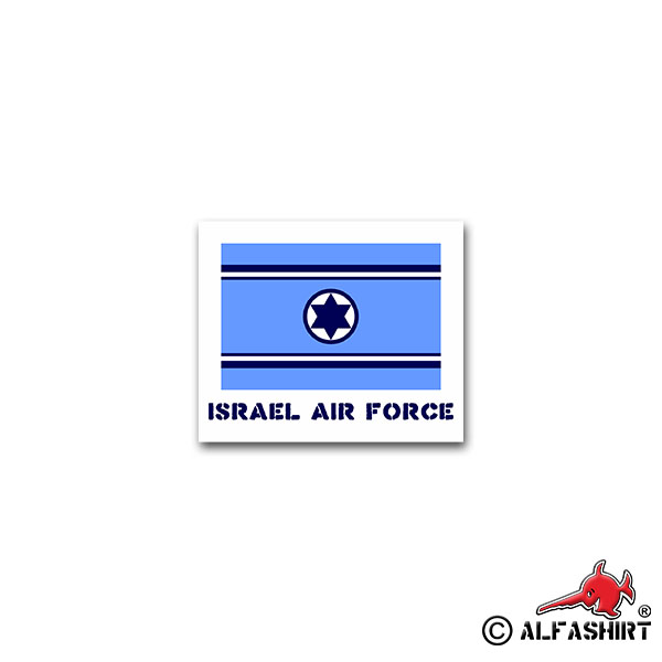 Aufkleber/Sticker Israelische Luftwaffe Israel Air Force ISAF 8x7cm A2632