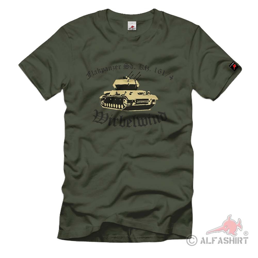 Flakpanzer Wirbelwind 2cm Flak Vierlingsflak Flugabwehr Panzer - T Shirt #430