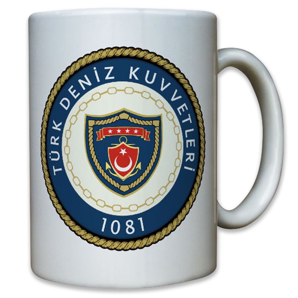 Turkish Navy Crests Badge Logo Turk Deniz Kuvvetleri - Cup # 12630