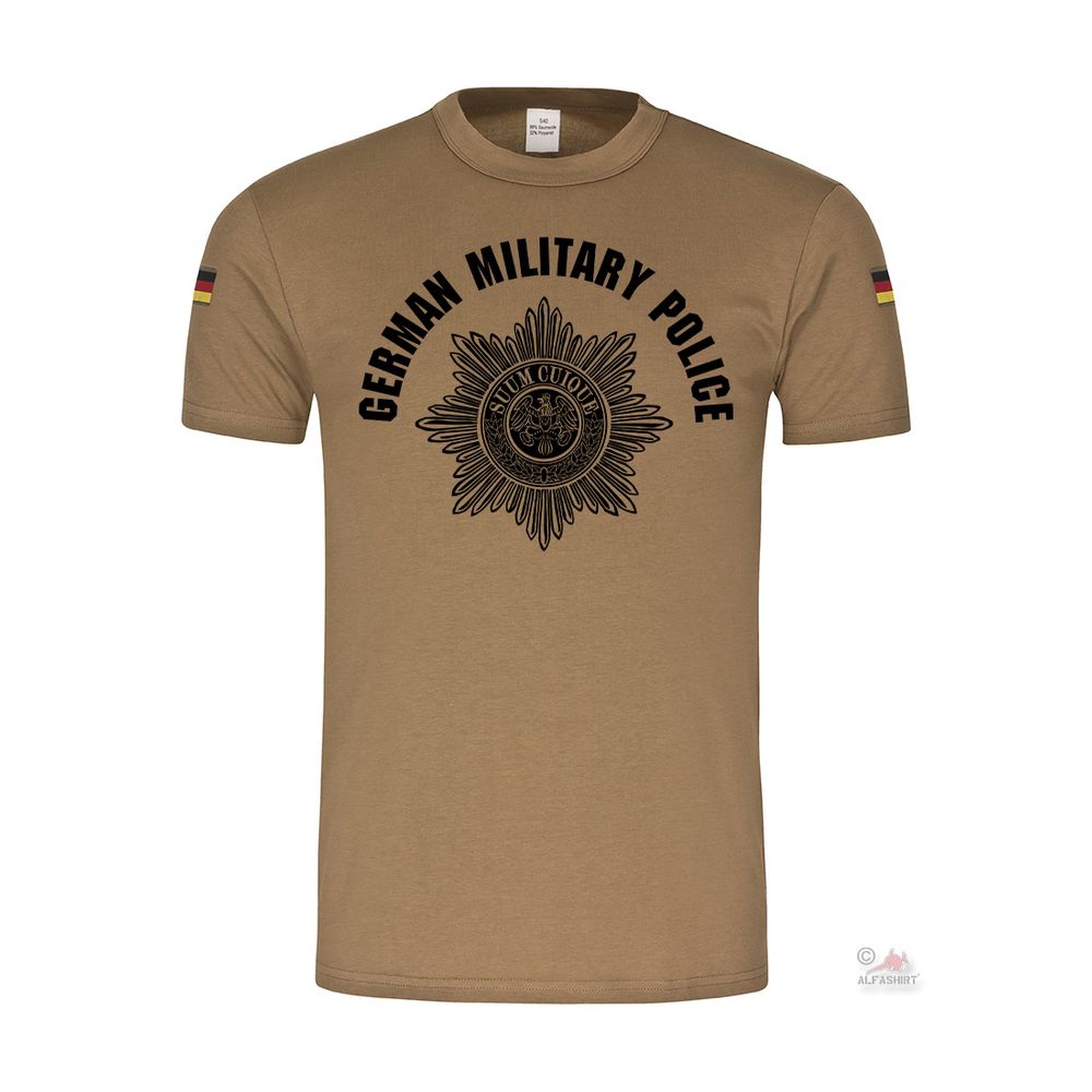 BW Tropen Feldjäger German Military Police Bundeswehr Gardestern T-Shirt # 40459