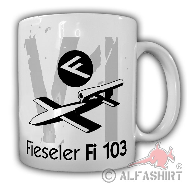 V1 Fieseler Fi 103 Rocket Wing Bomb Wonderland Pennemünde Eifel Mug # 25859