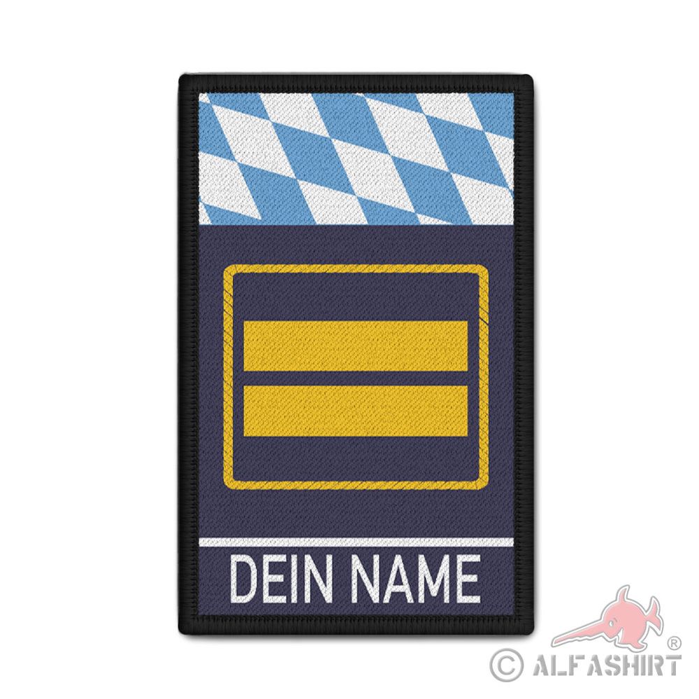 Rank Patch Feuerwehr Dienstgrad Bayern Personalisiert Kreisbrandmeister #41572