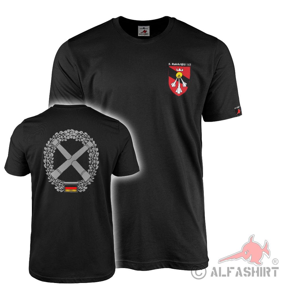 T-Shirt 5 RakArtBtl Rocket Artillery Battalion 112 Battery Rocket #44613