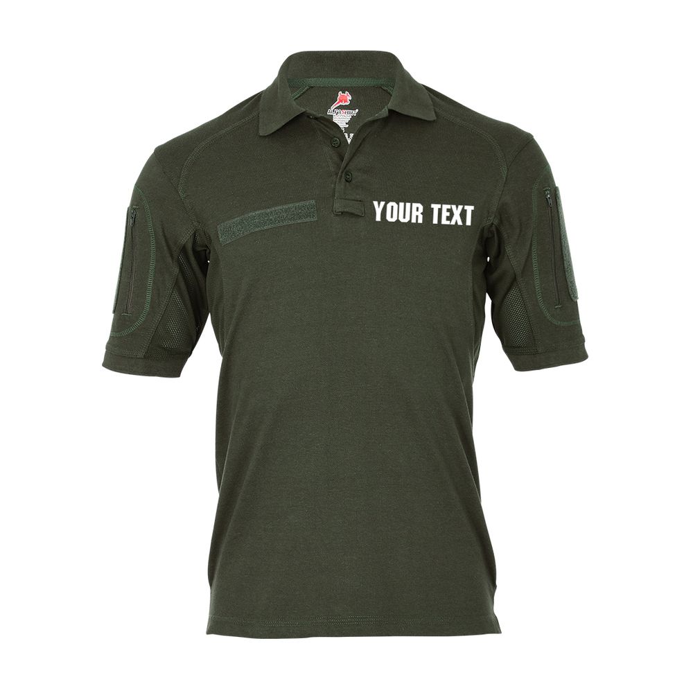 Your Text Tactical Polo personalized customized individual special unit #36503