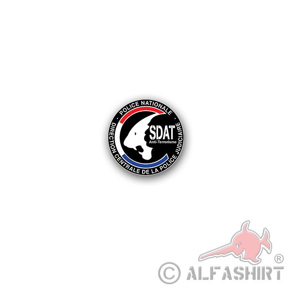 Stickers DCPJ SDAT Direction centrale Police Police 7x7cm A3493