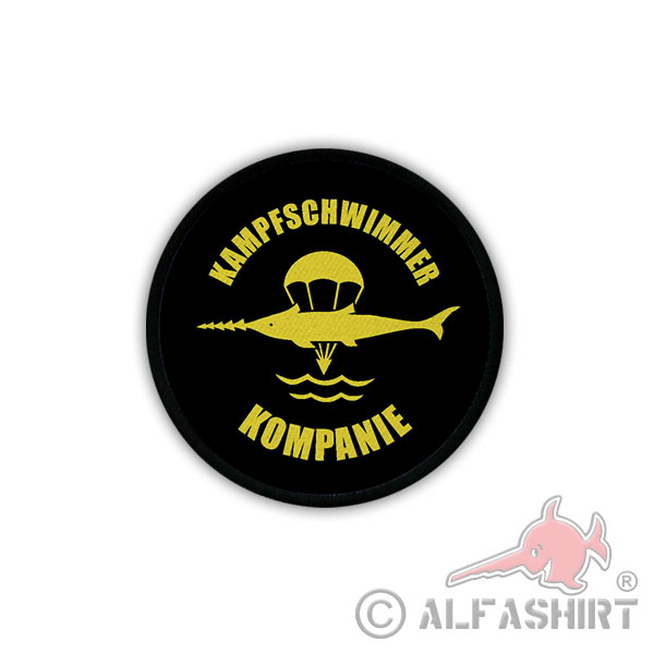 Patch Kampfschwimmer Kompanie BW Marine Wappen Abzeichen Spezialkräfte #18316