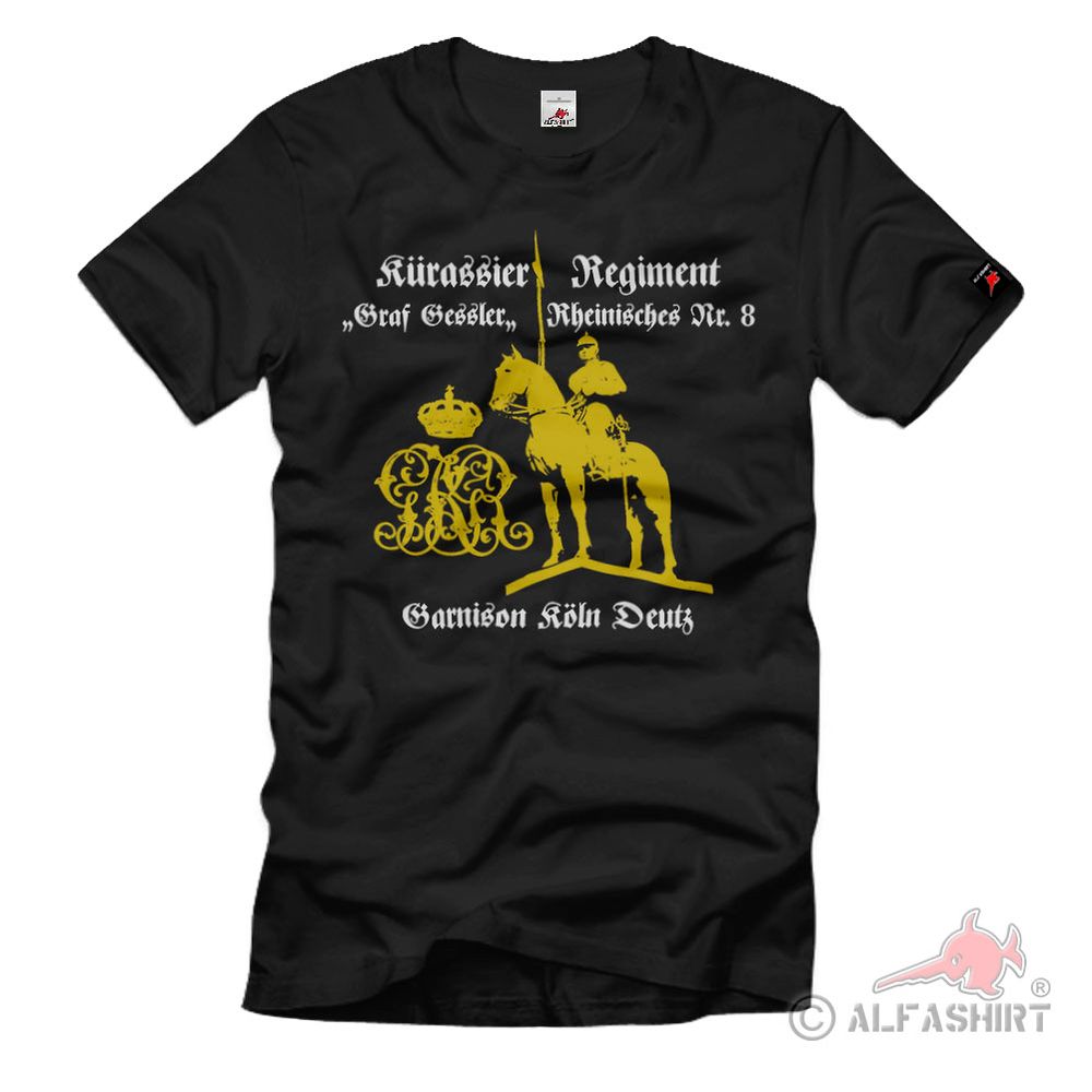 Cuirassier Regiment Graf Gessler Rhenish Nr8 Garrison T-Shirt #40560