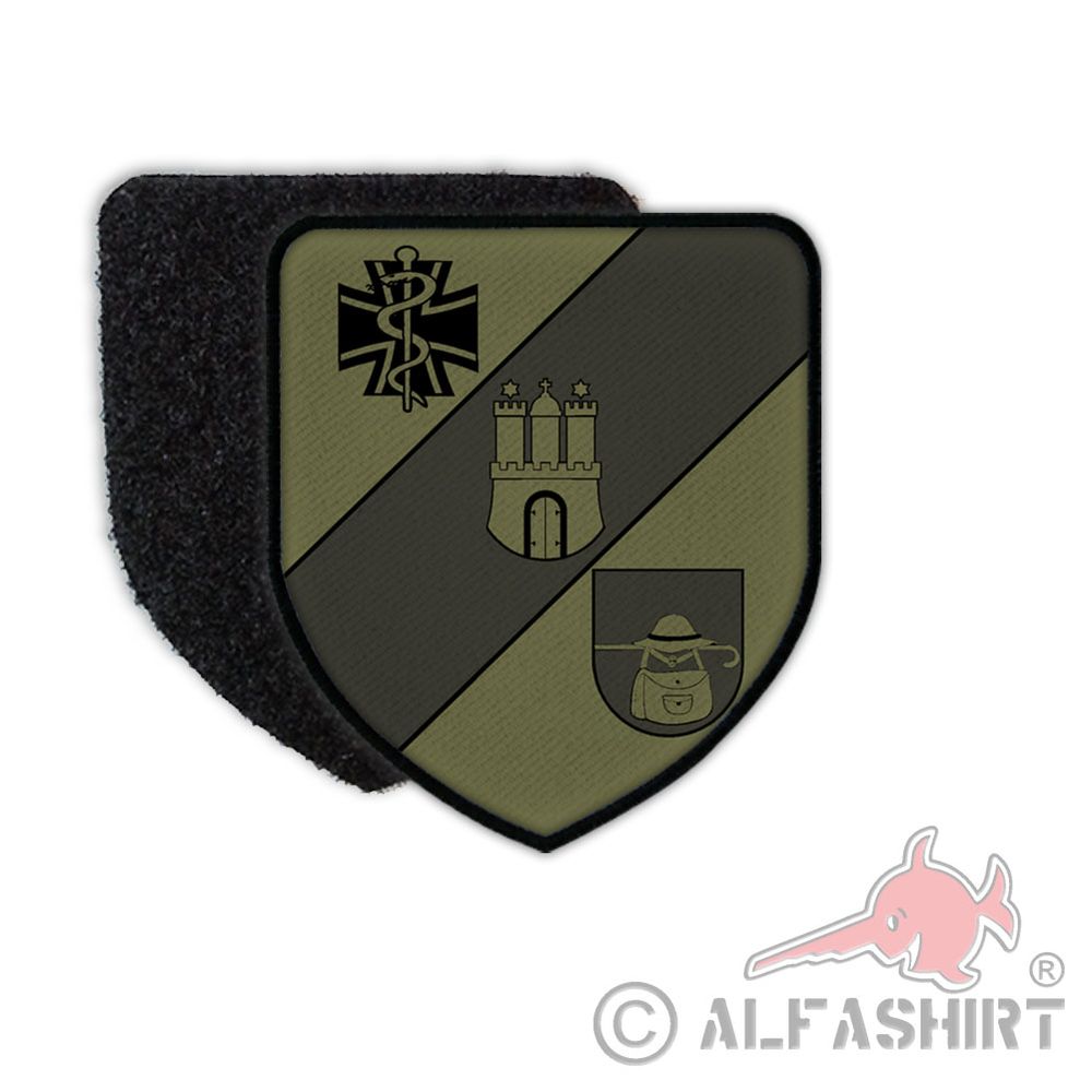 Patch BwKrhs Hamburg TARN BWZK BWK Aufnäher Arzt Bundeswehr Krankenhaus #35256