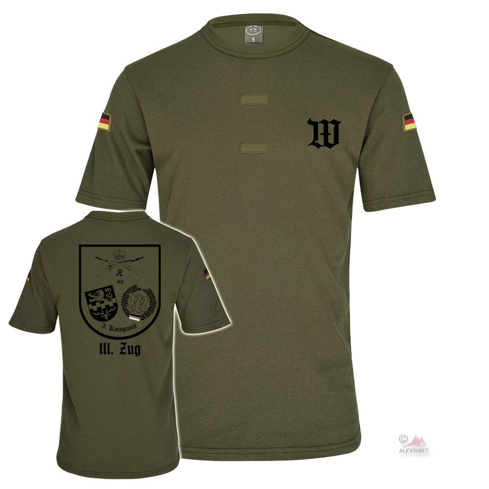 BW Tropics 3 WachBtl Semper Talis Wach Battalion BMVg T-Shirt # 39123