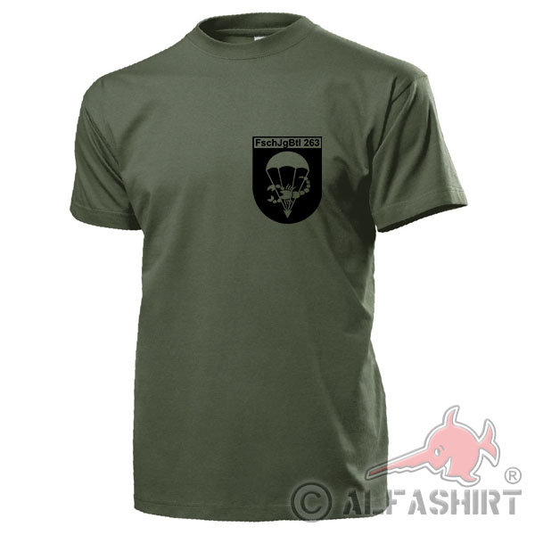 FschJgBtl 263 Brust Fallschirmjägerbataillon 263 Fallschirmjäger- T Shirt #18188