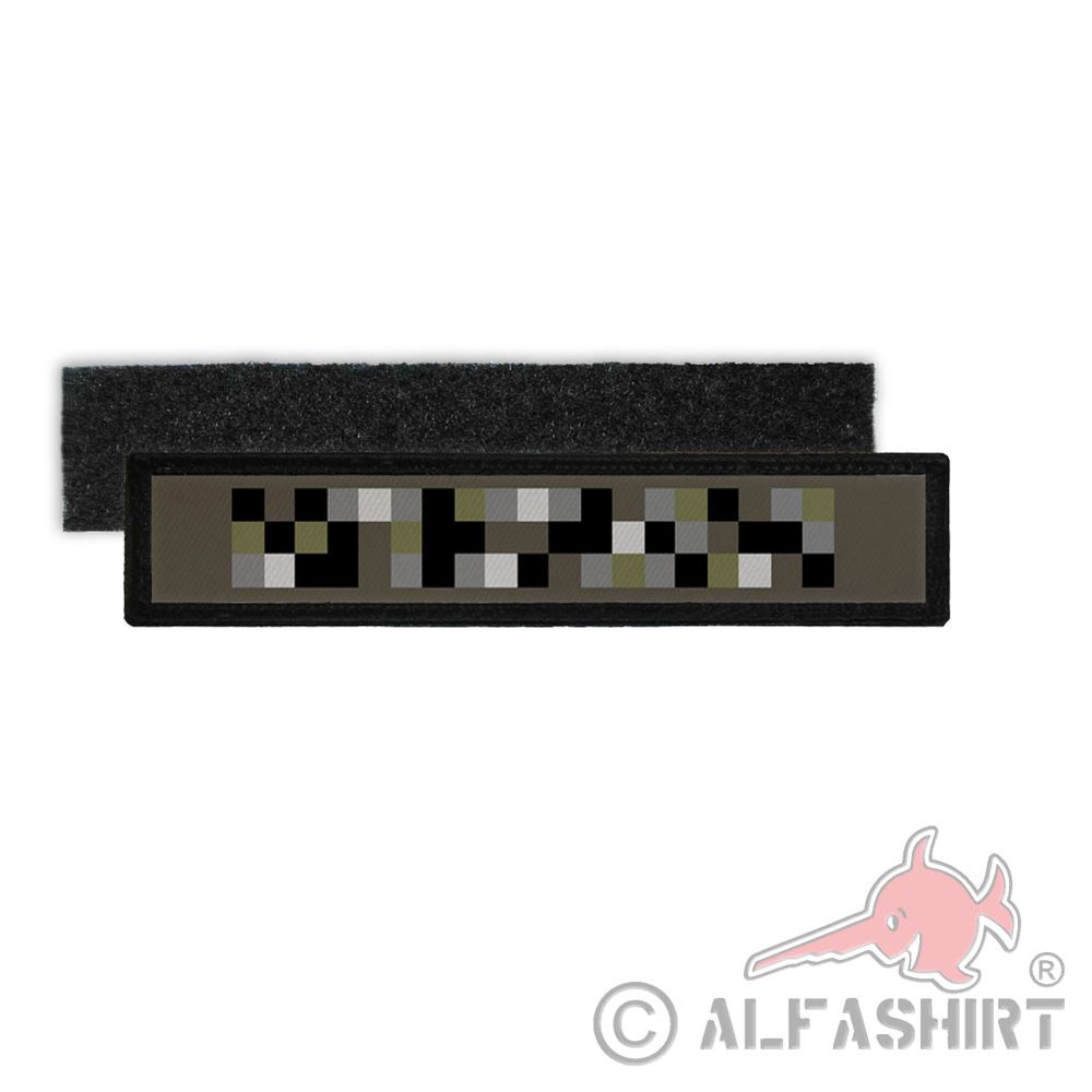 Namens-Streifen Patch Pixel Bundesheer getarnt verpixelt BH Österreich #34908