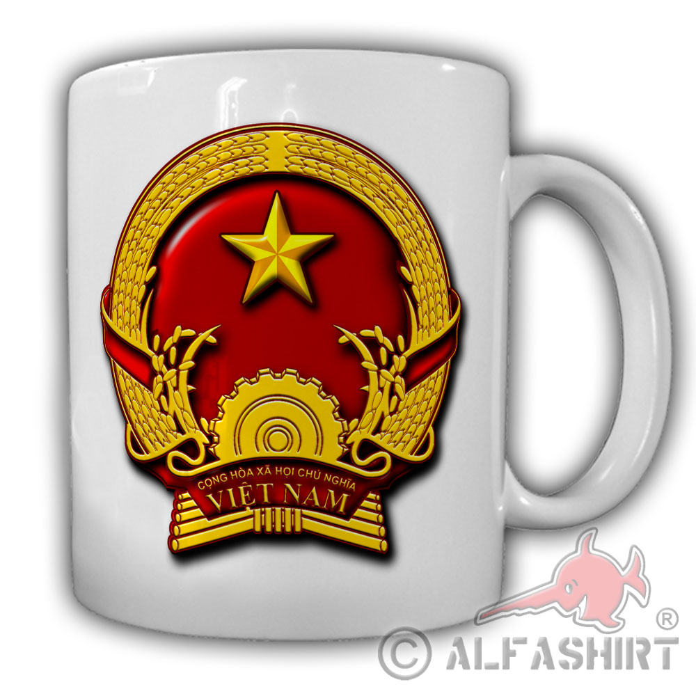 Vietnam Nordvietnam North Vietnam South Vietnam Südvietnam Kaffee Tasse #27615
