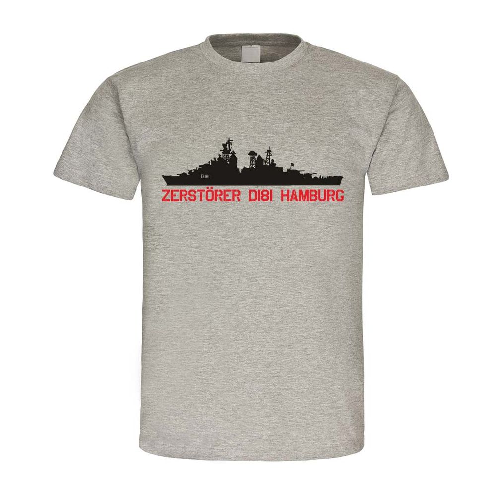 Zerstörrer D181 Hamburg Bundesmarine Schiff Kriegsschiff Radkorvette #955