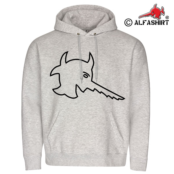 U-Boot 96 Fisch Sägefisch Schwertfisch Marine Turmwappen Kapuzenpullover #17400