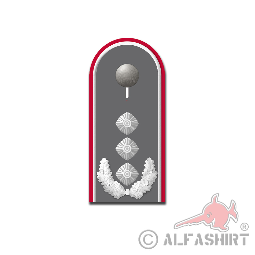 Colonel shoulder board Bundeswehr rank decal sticker 10x4cm # A5431