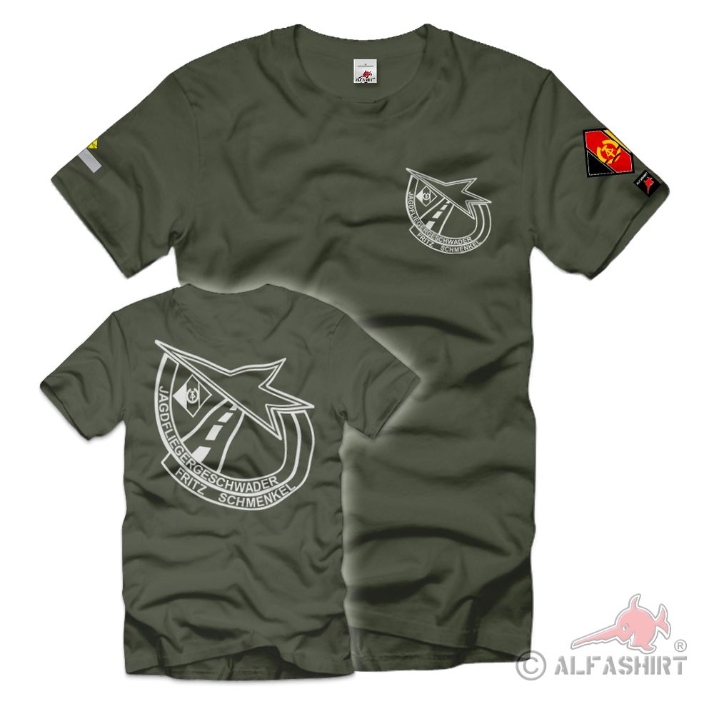Jagdfliegergeschwader Fritz Schmenkel NVA DDR Luftstreitkräfte T-Shirt#39823