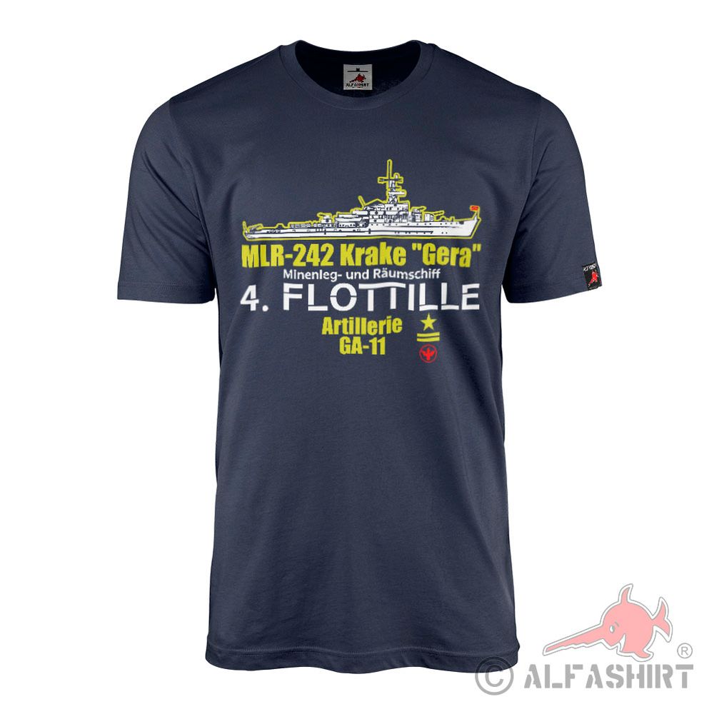MLR-242 Krake Gera Stabsmatrose Volksmarine NVA  DDR Artillerie GA T-Shirt#41197