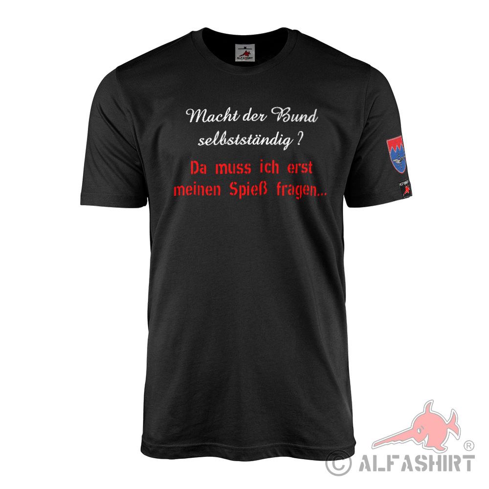 T-Shirt Coat of Arms 2nd Company Logistics Battalion 467 Volkach Bund Dienst #42424