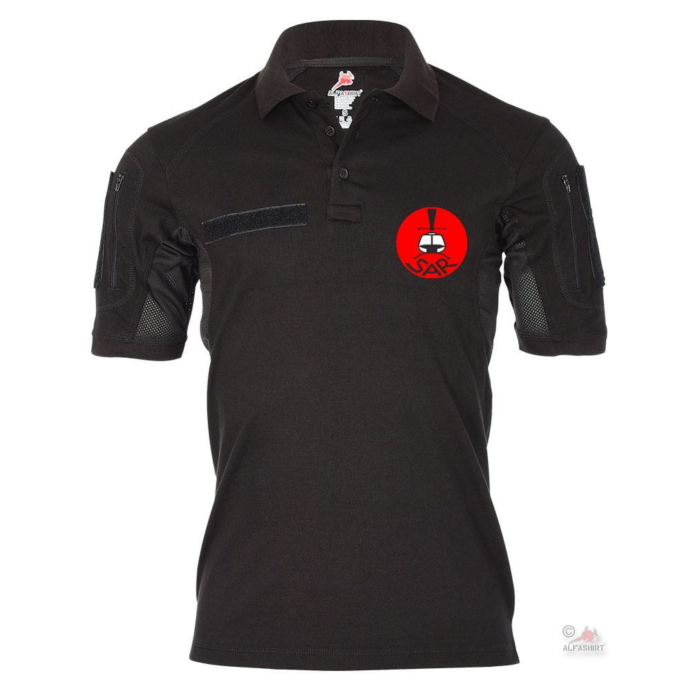 Tactical Poloshirt Alfa SAR Search Rescue Suche Rettung Dienst Wappen #19672