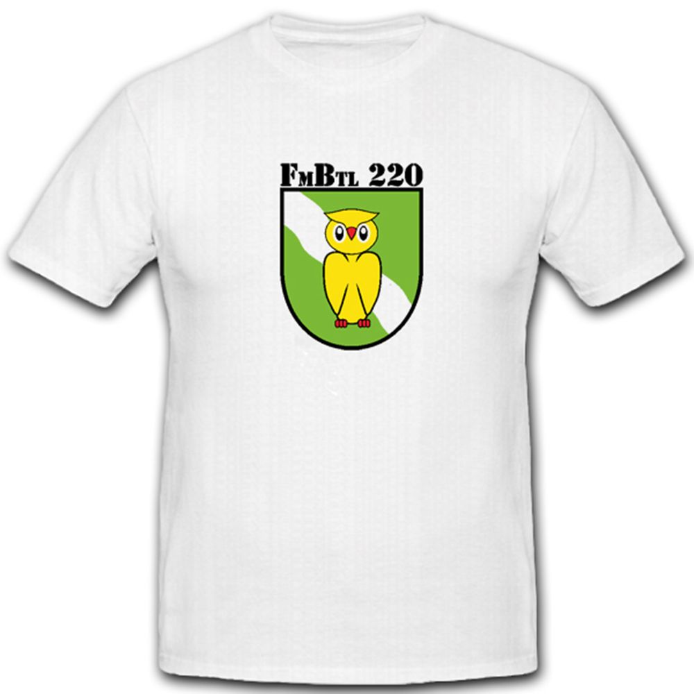 FmBtl 220 Fernmelde Bataillon Bundeswehr Wappen Emblem Abzeichen - T Shirt #4719