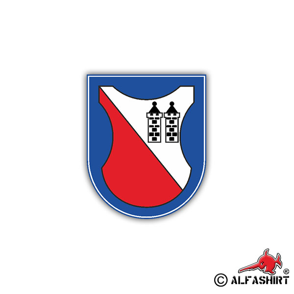 Sticker PzBtl 423 Badge Bundeswehr Tank Battalion 7x6cm A1246