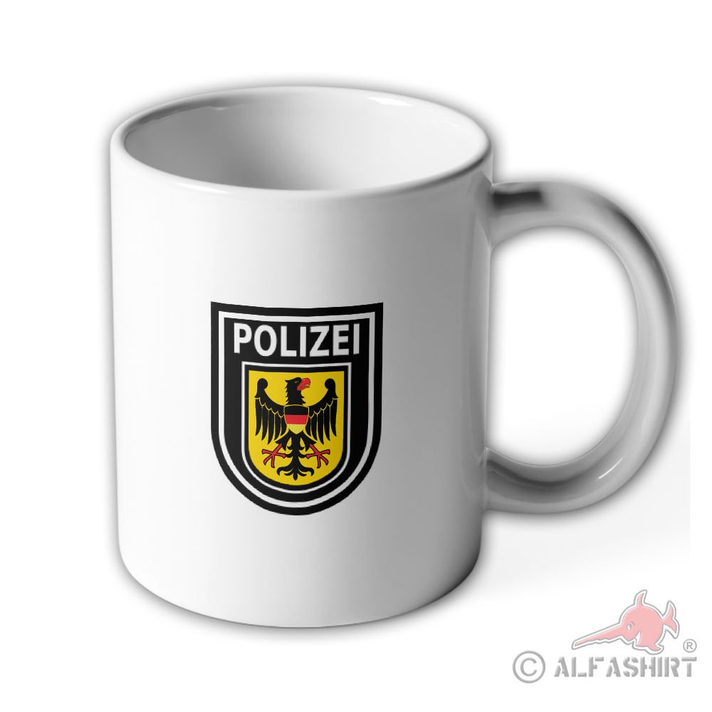Bundespolizei Abzeichen Wappen BPOL Sonderpolizei Bundes Adler - Tasse #9792 