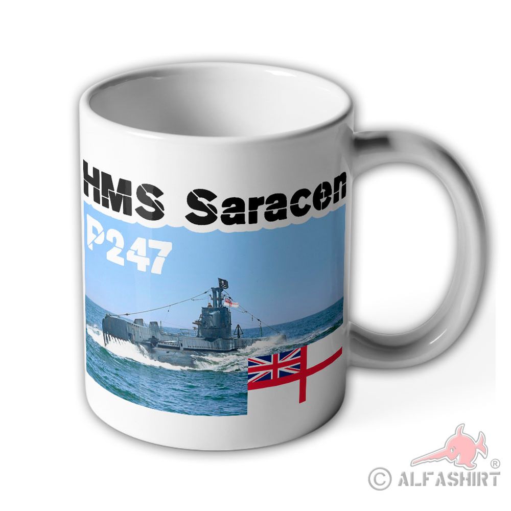 Tasse HMS Saracen P247 U-Boot Royal Navy Seraph-Klasse Bild #40604
