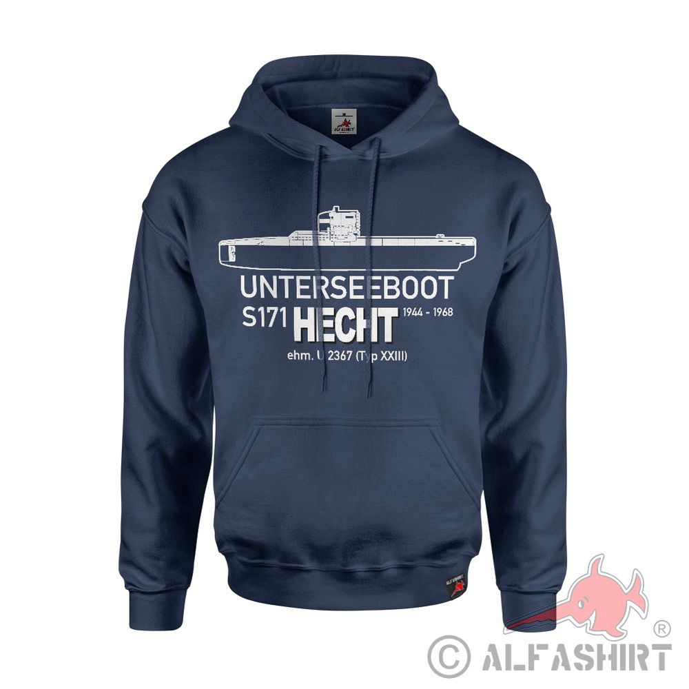 Hoodie U Hecht U-Boat Federal Navy U 2367 Type XXIII #44149