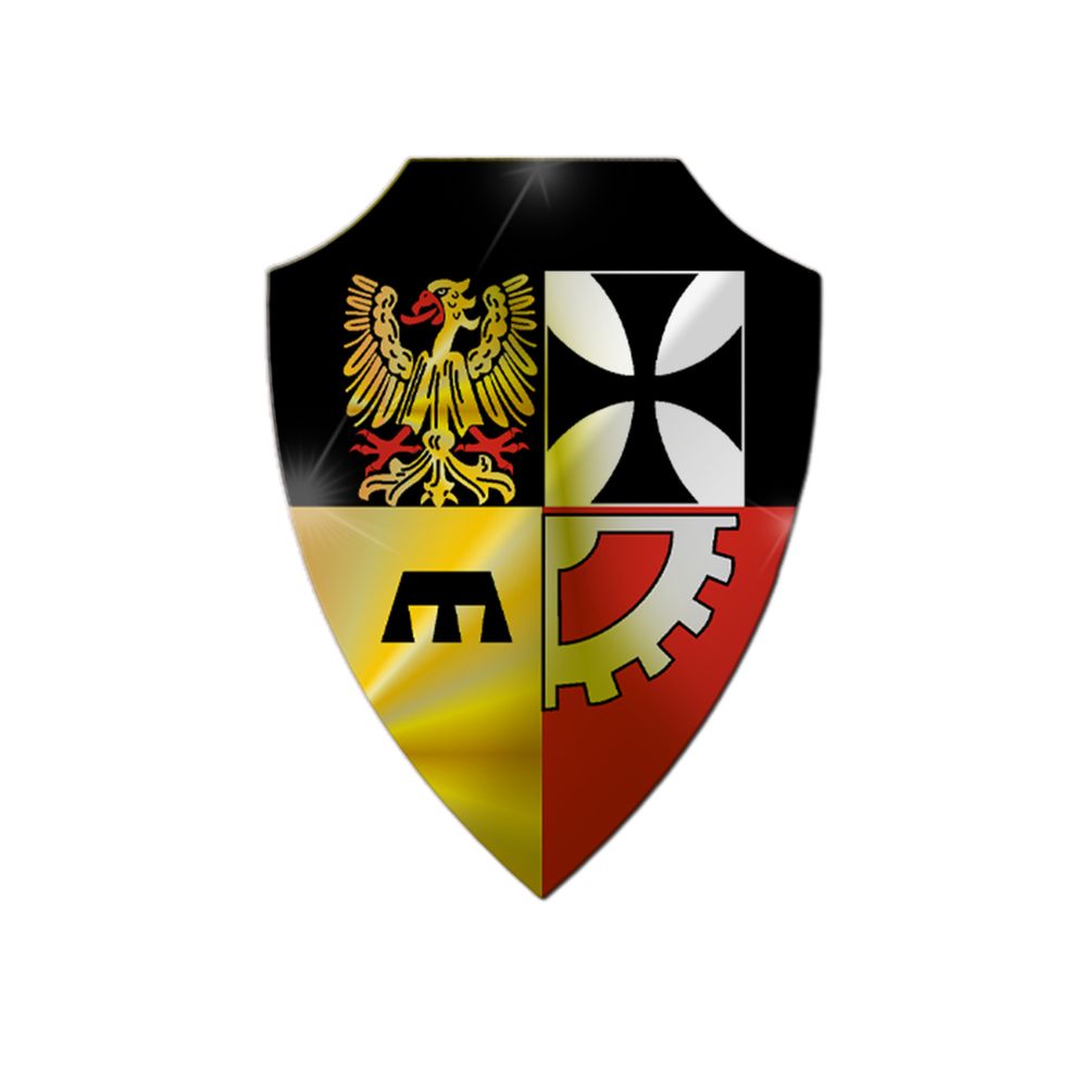 Aluminum sign Rhineland customer request coat of arms home Kurkölner Kreuz # 36017