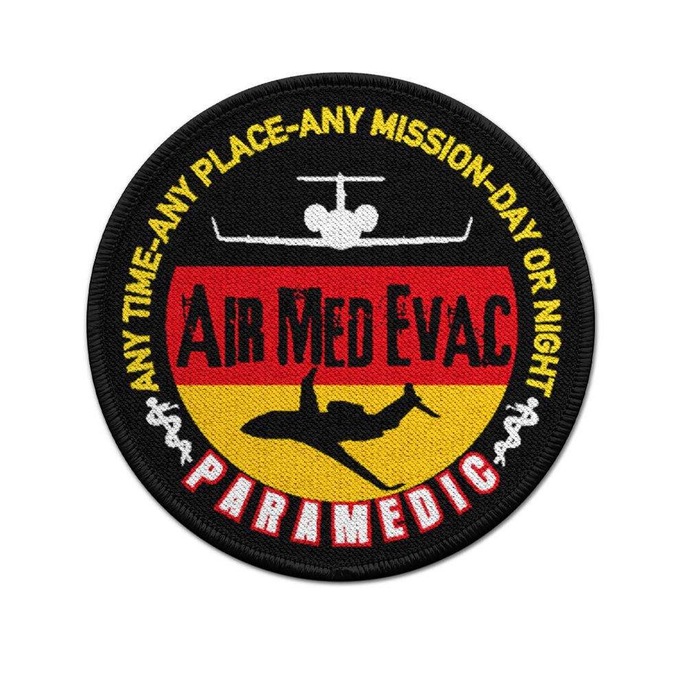 Patch Air MEd Evac Paramedic Auslandsrückholung Arzt Flugzeug Jet SAR #25480