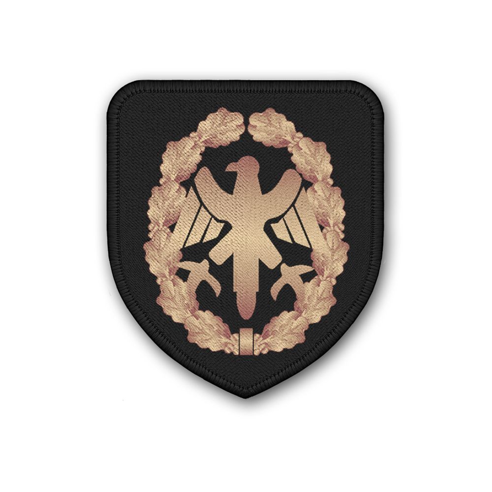 Patch Leistungsabzeichen Bronze Bundeswehr Heer  Unidorm 7x6cm#35562