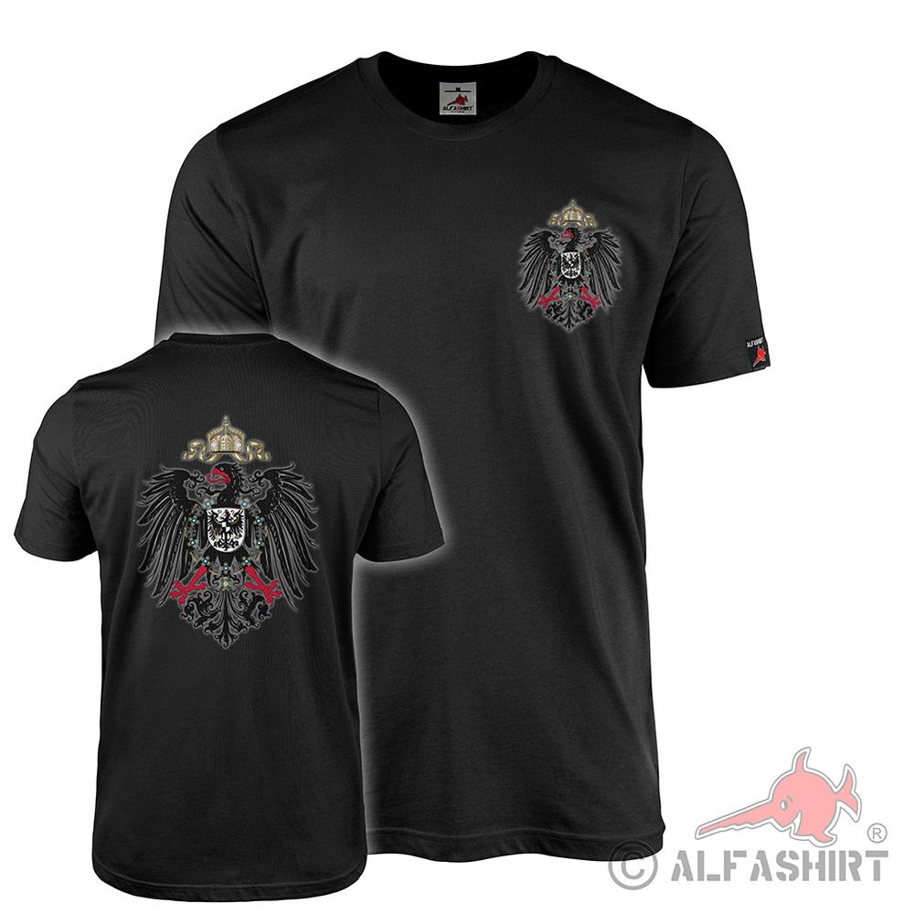 Preußen Adler Typ Wilhelm Heimat Wappen Tier Berlin - T Shirt #18575