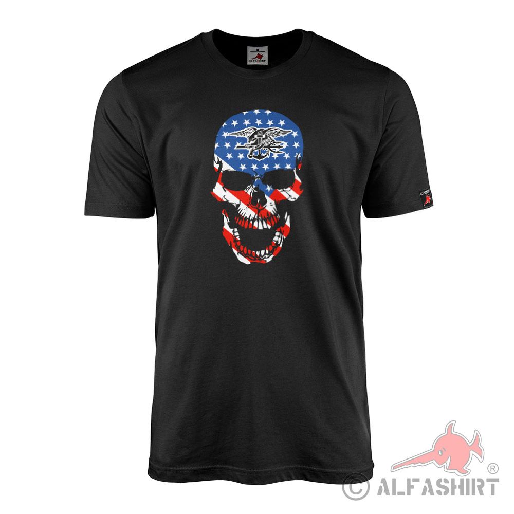 T-Shirt USA America America United States Navy Seals Trident #43469
