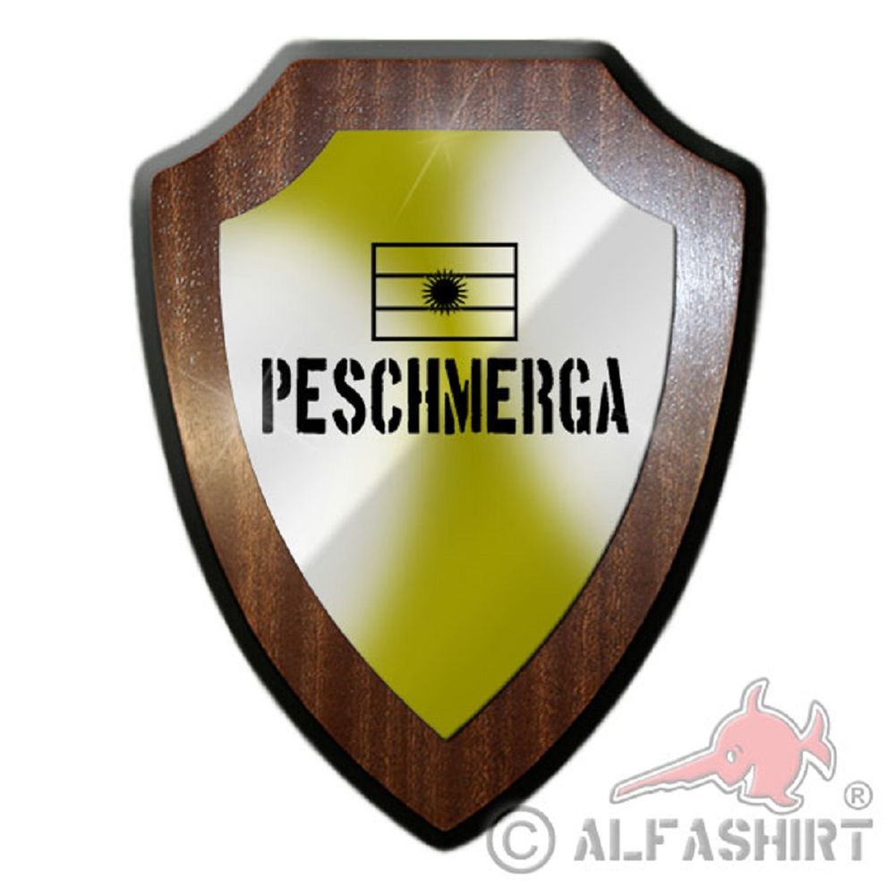 Peschmerga Miliz Kurdistan Kurden Armee Kämpfer Kobane Wappenschild #19981