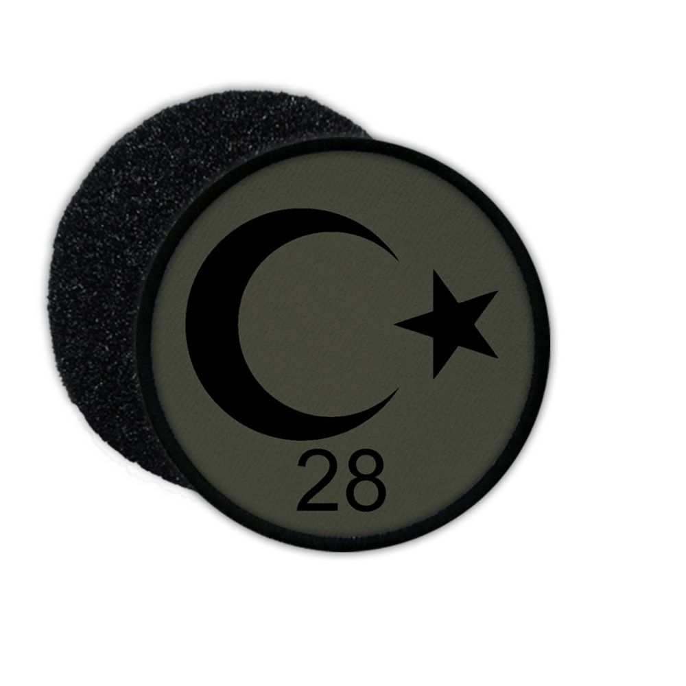 Patch rund Türkei Army 28 Türkiye Flagge Türke Stern Uniform #23643