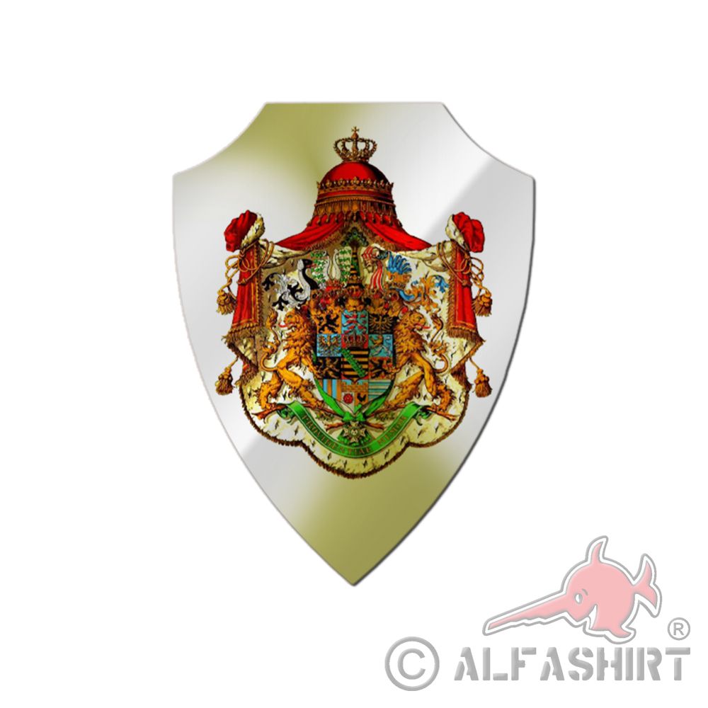 Aluminum Sign Kingdom of Saxony Electorate Coat of Arms Decoration Home #41005