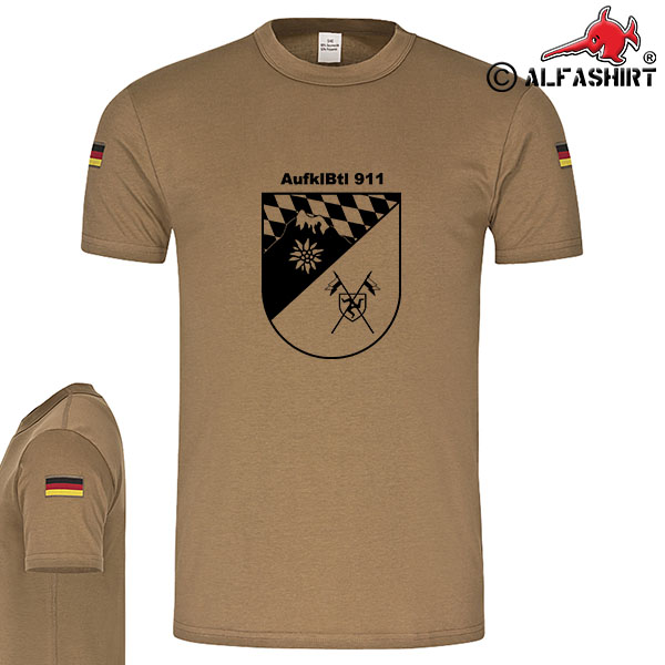 BW Tropen AufklBtl 911 Aufklärungsbataillon Wappen original Tropenshirt #15093